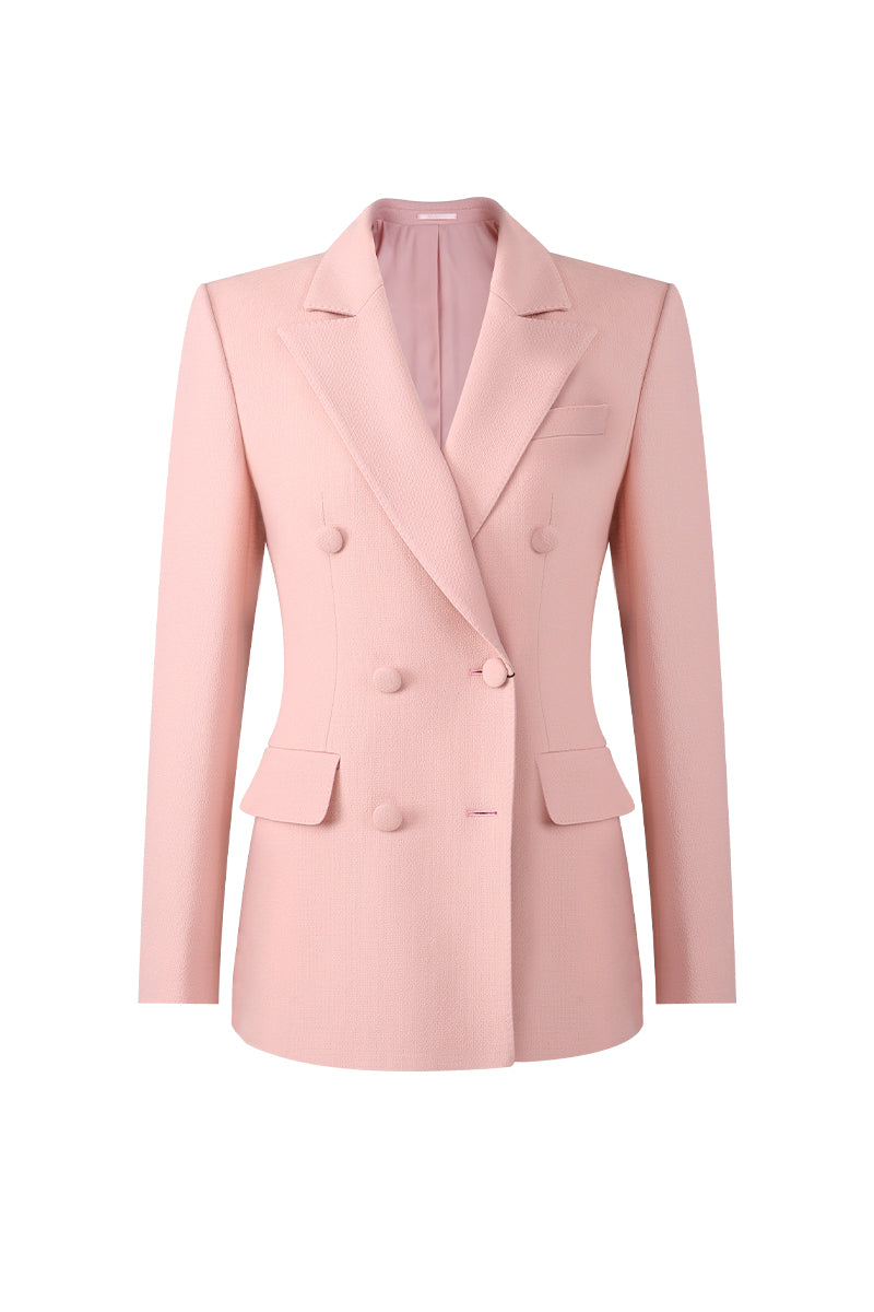 Emma Light Pink Double-Breasted Suit