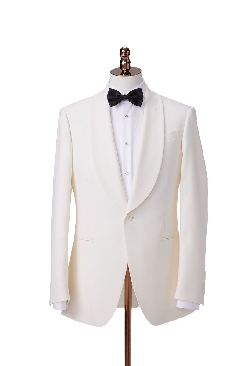 Oliver Ivory Shawl Lapel Tuxedo Jacket