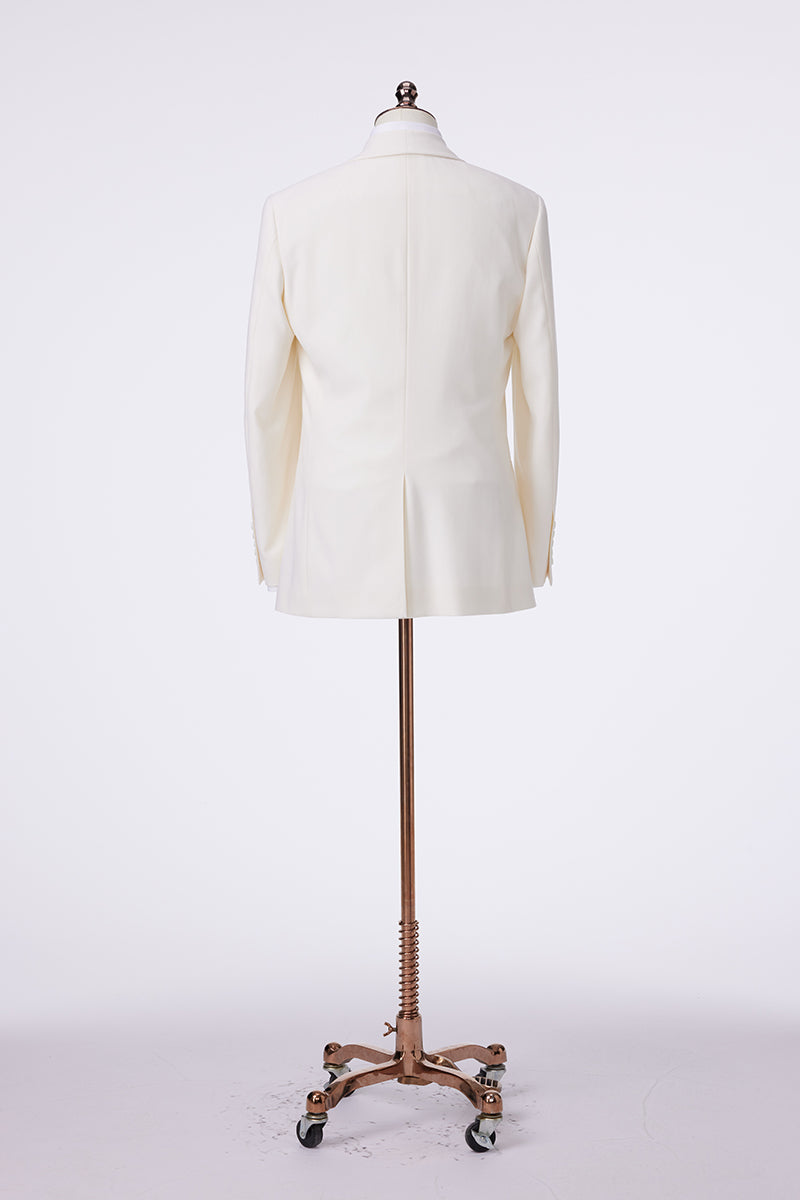 Oliver Ivory Shawl Lapel Tuxedo Jacket