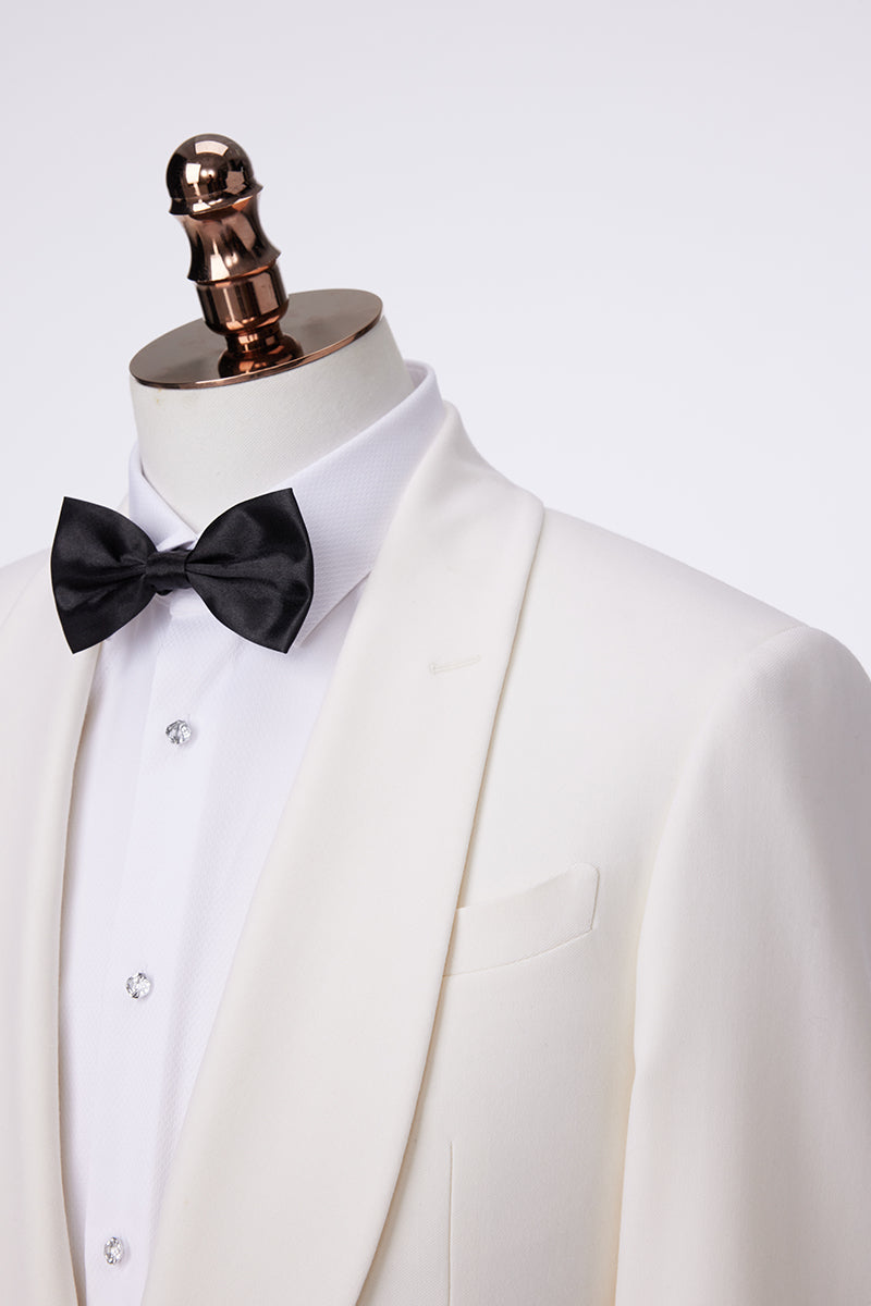 Oliver Ivory Shawl Lapel Tuxedo Jacket