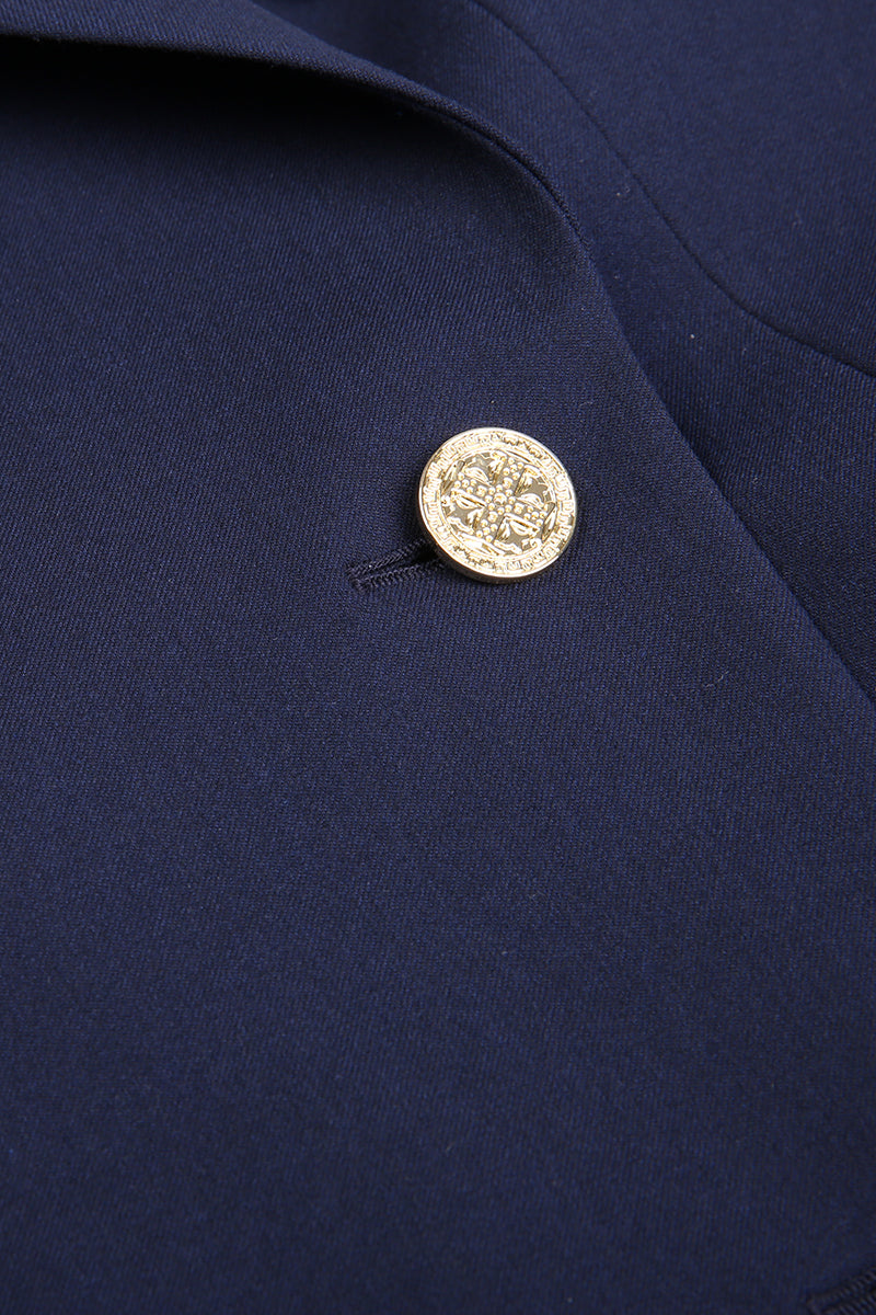 Diana Navy Double Breasted Suit Jacket