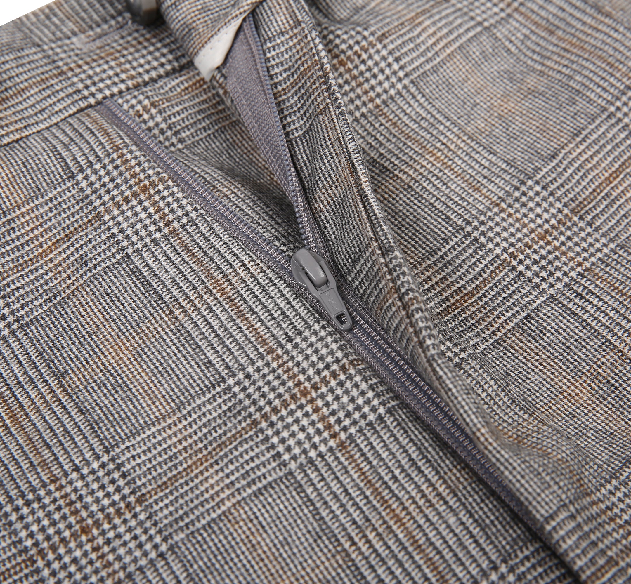 Chelsea Grey Plaid Single-Breasted Suit