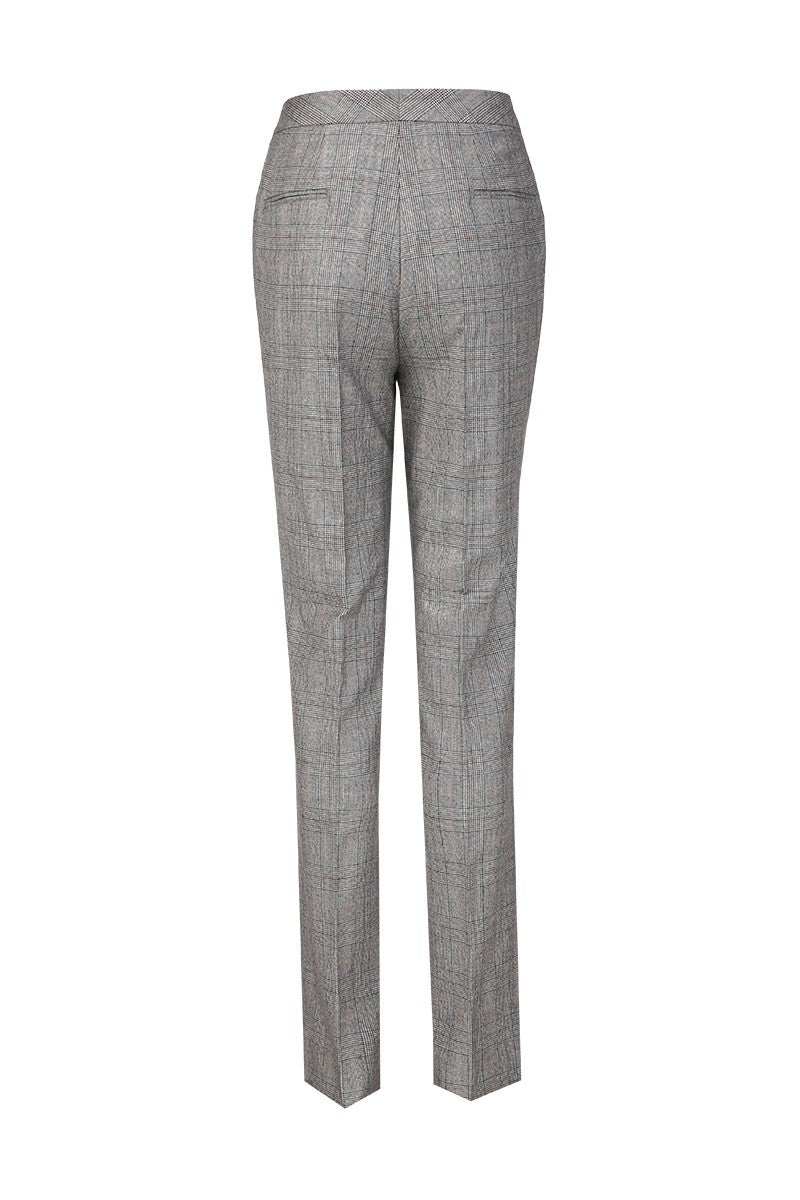 Chelsea Grey Plaid Single-Breasted Suit