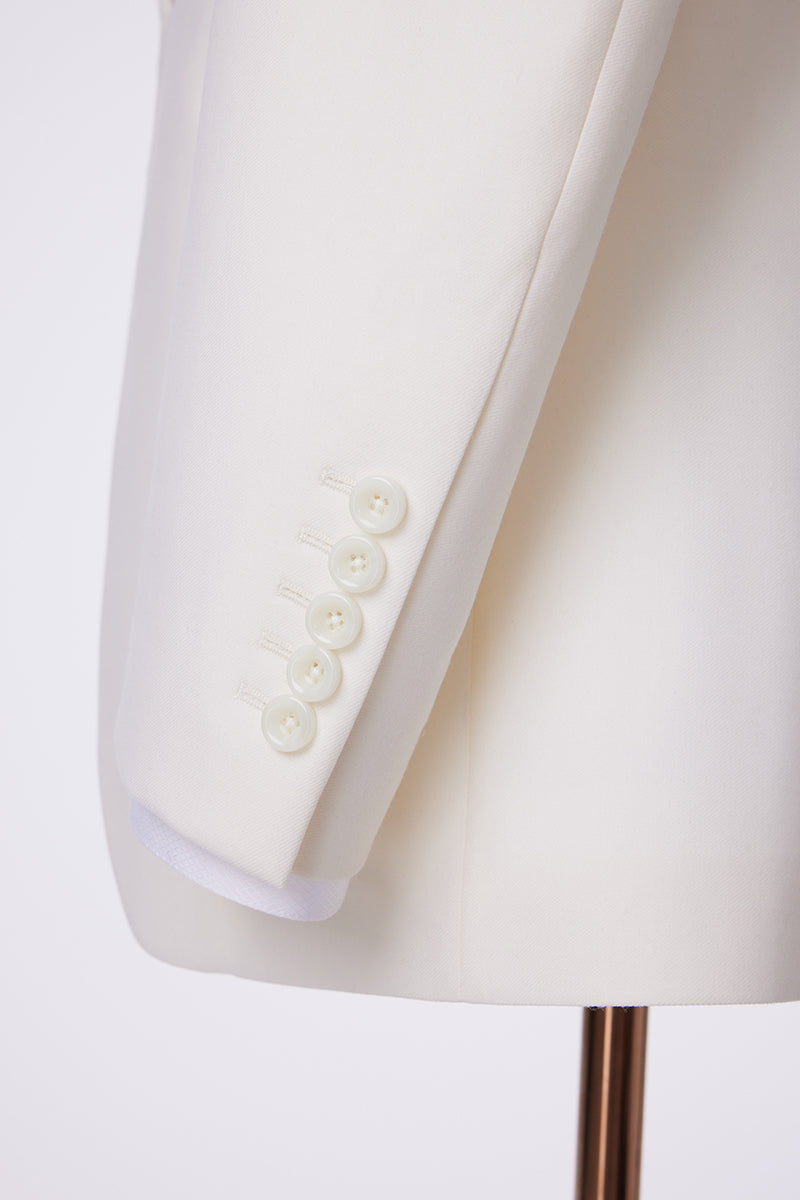 Oliver Ivory Shawl Lapel Tuxedo Jacket