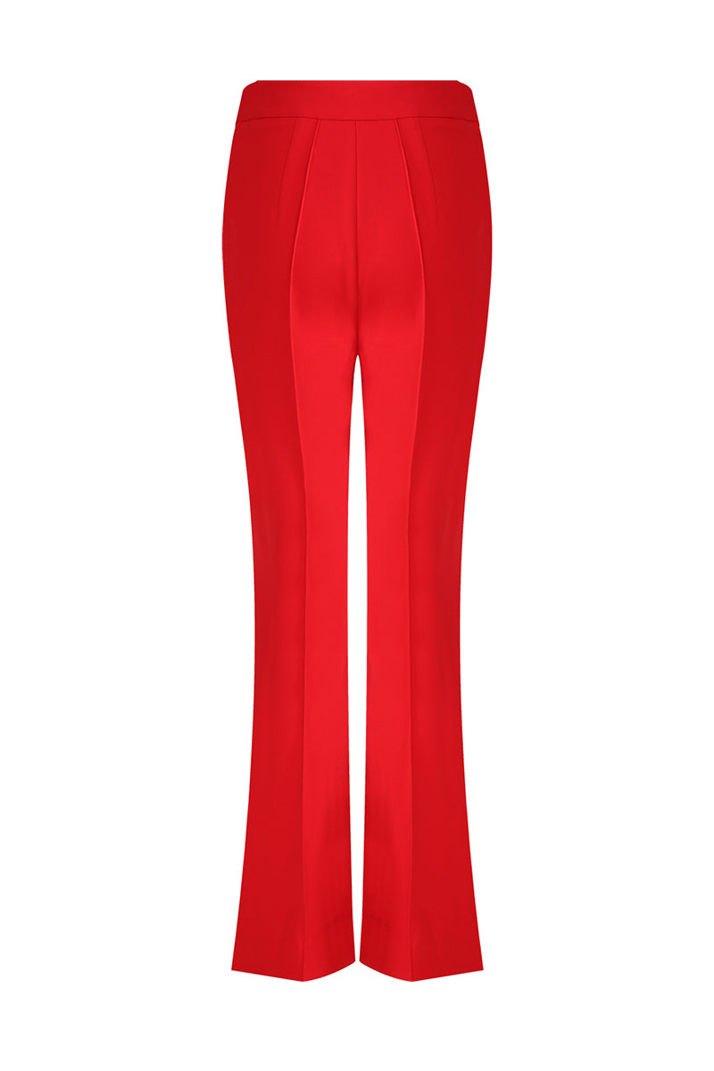 Victoria Red Single Breasted Suit