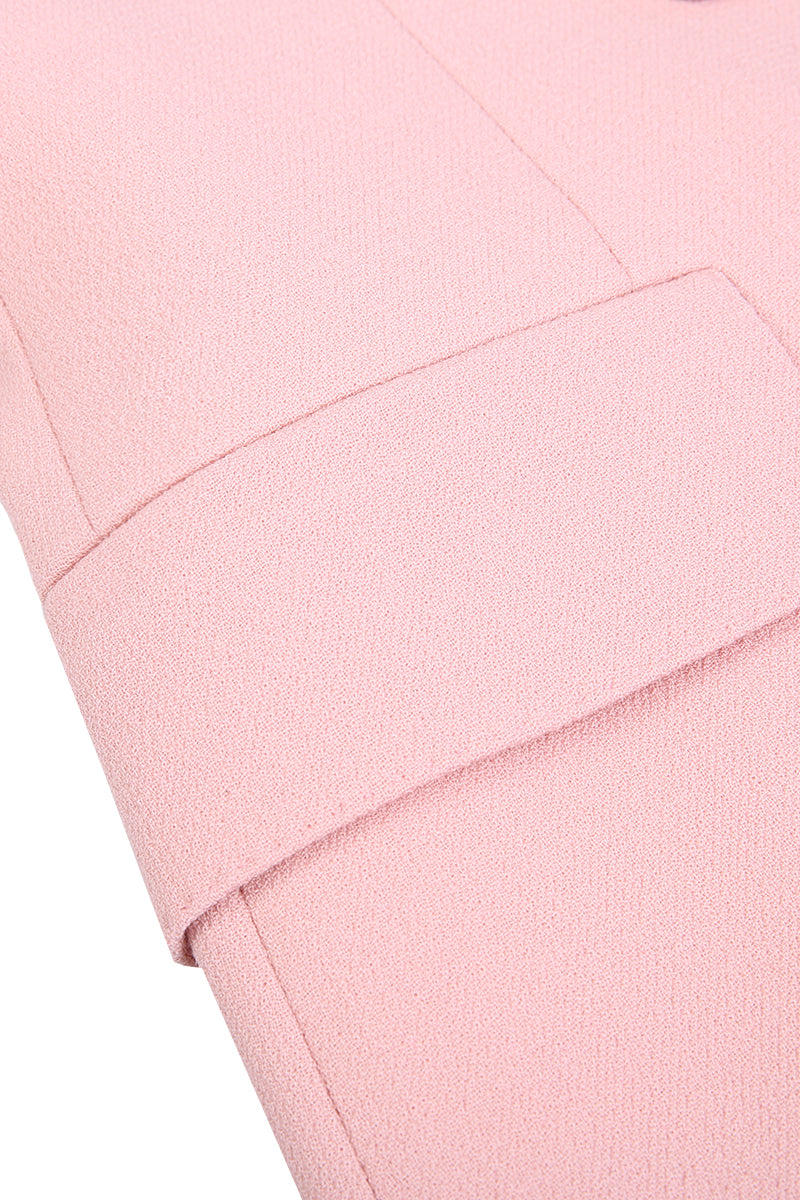 Emma Light Pink Double-Breasted Suit