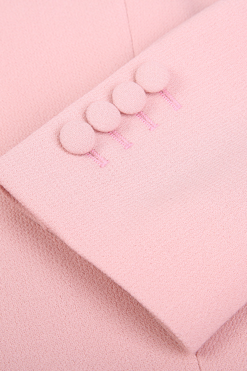 Emma Light Pink Double-Breasted Suit