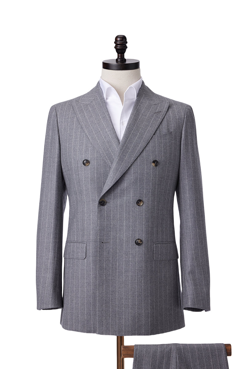 McMillan Gray Double Breasted Suit