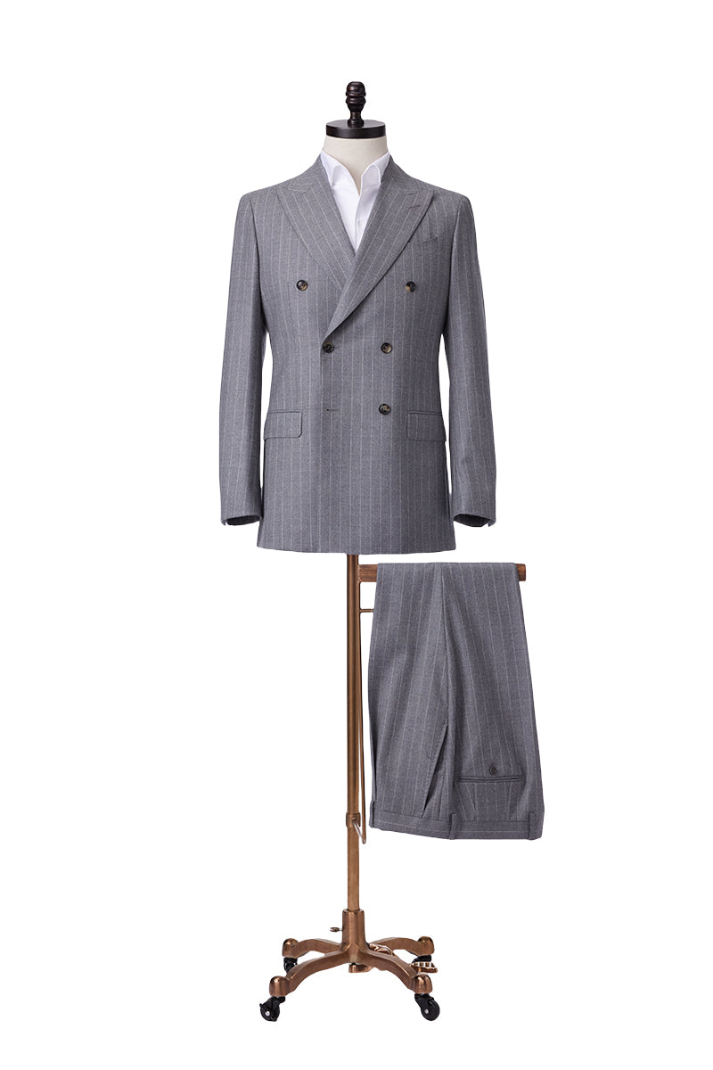 McMillan Gray Double Breasted Suit