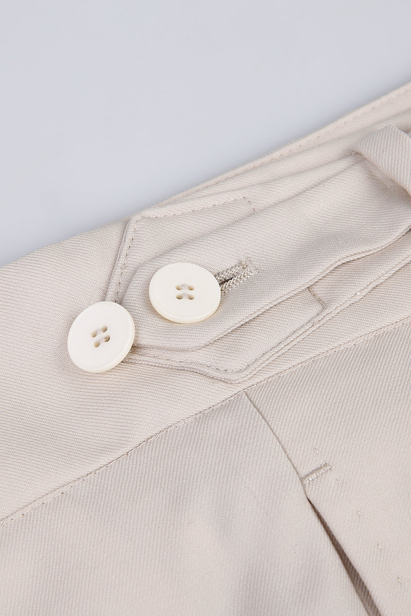 Vitale Barberis Canonico 1663 Sand Grey Double-Breasted Suit